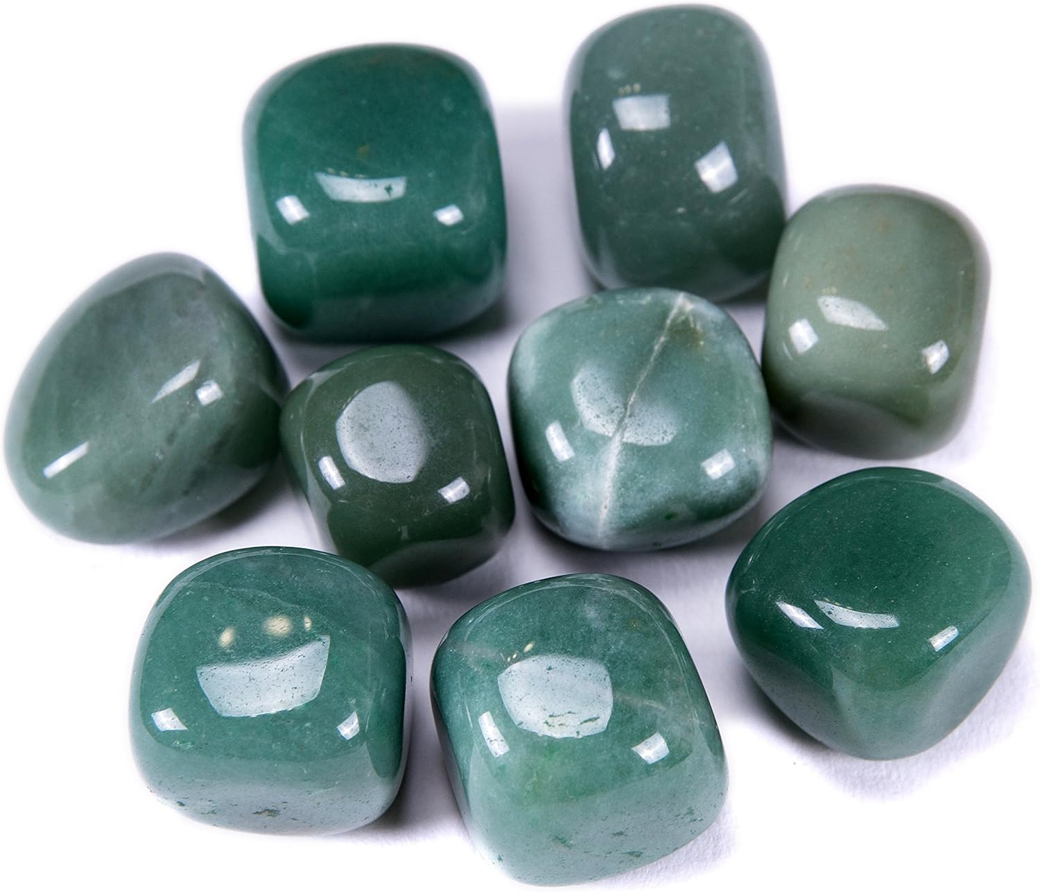 Bingcute Brazilian Tumbled Polished Natural Stones 1/2 Ib for Wicca, Reiki, and Energy Crystal Healing (Assorted): Home & Kitchen