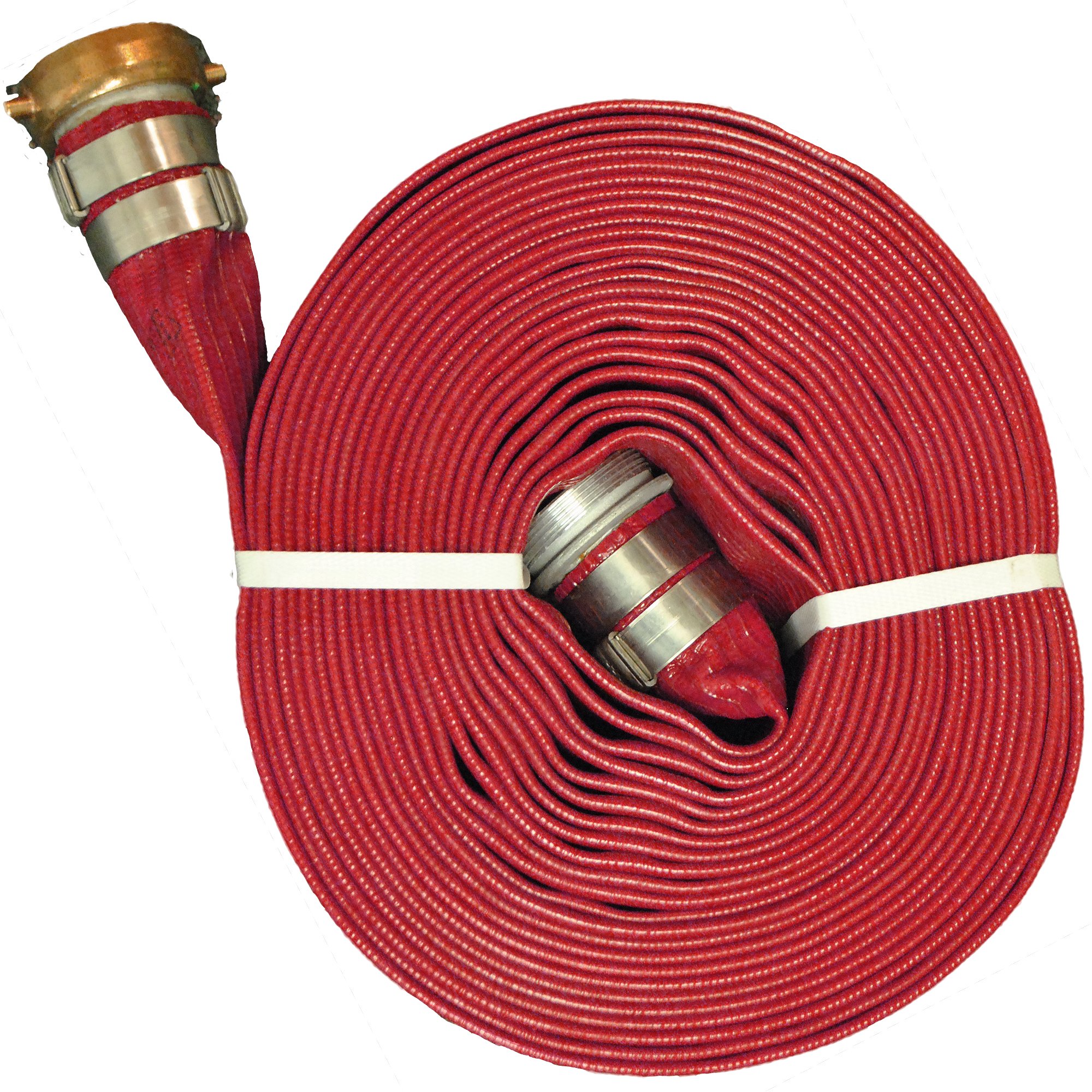 JGB EnterprisesA008-0241-16100 Eagle Red PVC Discharge Hose, 1-1/2" x 100', Male x Female Water Shank Couplings, 150 psi Working Pressure, -14 Degree F to 170 Degree F