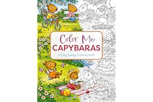 Color Me Capybaras: A Capy-tivating Coloring Book (Color Me Coloring Books)