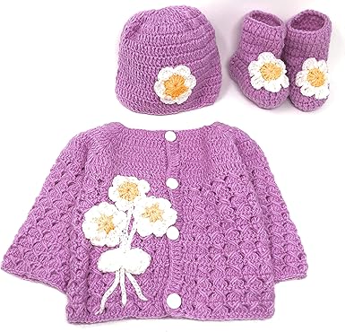 purple baby hat