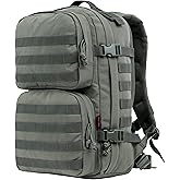 XMILPAX Tactical Backpack Military Survival Pack EDC Daypack Bag MOLLE for Camping Hiking Hunting Bugout Travel 25L
