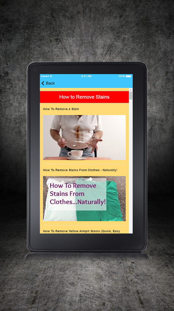 How to Remove Stains - Thumbnail 4