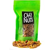 Oh! Nuts Golden Raisins | 32oz Bulk Bag of Fresh Sun Dried Large Yellow Grapes for Snacking & Baking | No Sugar Added, Low So