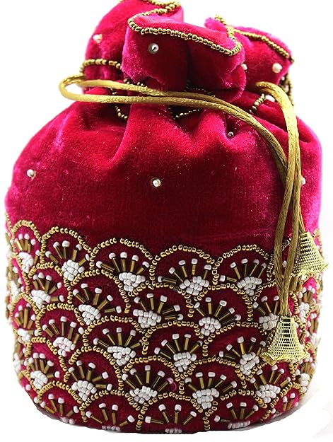 Women's Potli (Clutch 111_Pink)