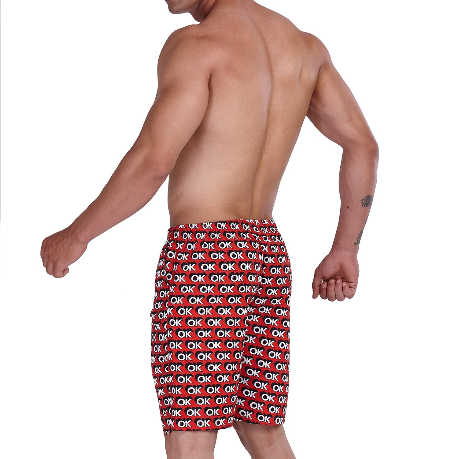 fcuk men's cotton lounge shorts