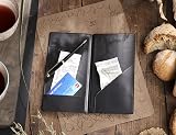 DAG Style Toscana Bill Holder PVC Black 2 Pockets Table Accessories view 3