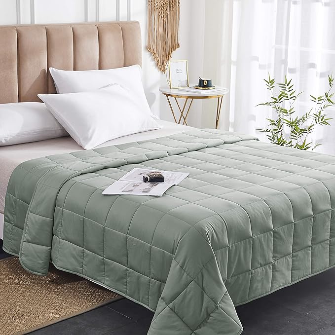 Amazon.com: King Size Cooling Weighted Blanket 20lbs 88x104 Bamboo