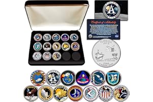 MERRICK MINT Apollo Space Missions U.S Quarters 13-Coin Complete Set NASA Program with Box