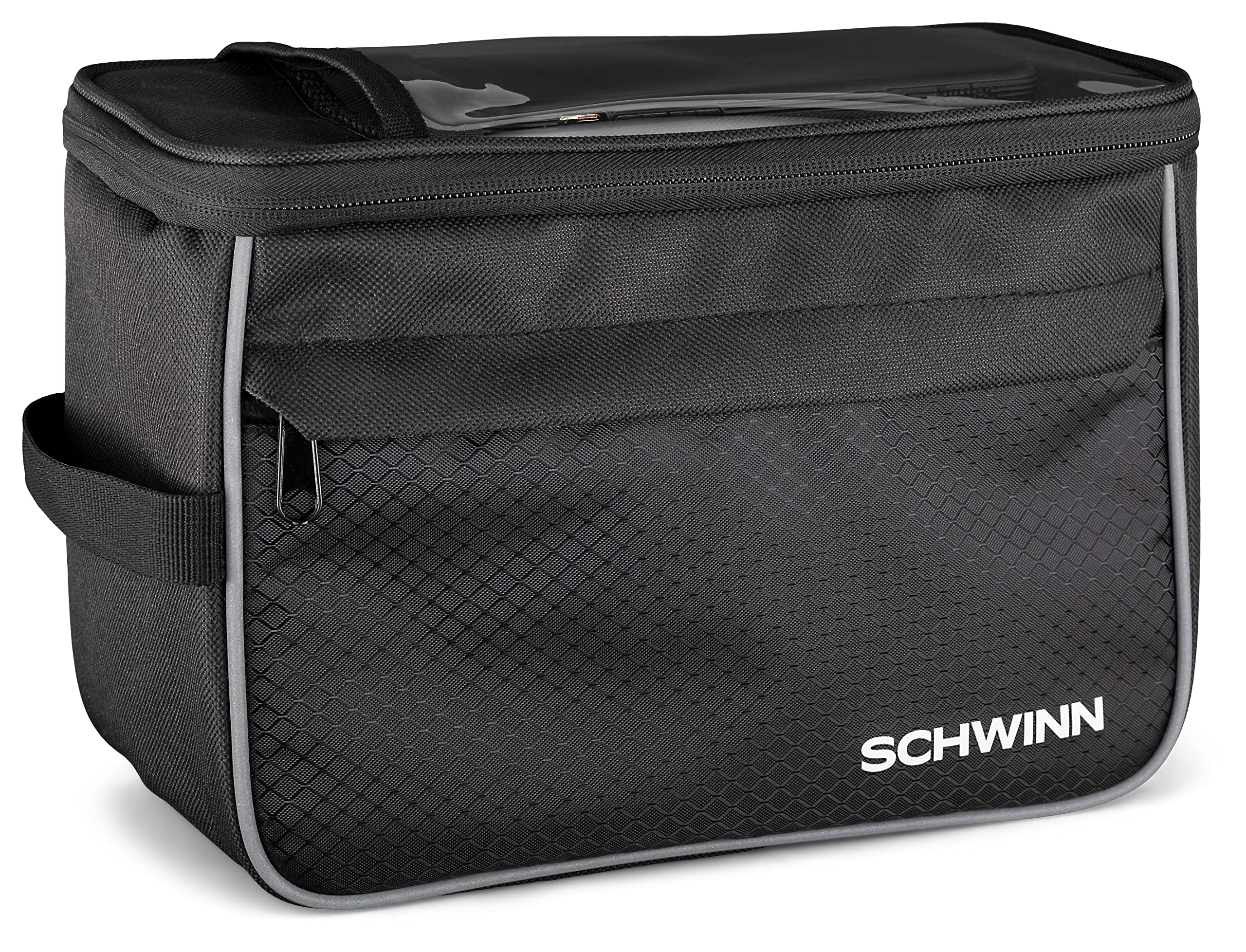 Schwinn Bicycle Bag, Mounted Acessories, Handlebar Phone Bag, Black