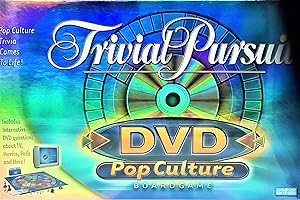 PARKER BROTHERS Trivial Pursuit Pop Culture DVD Trivia Game