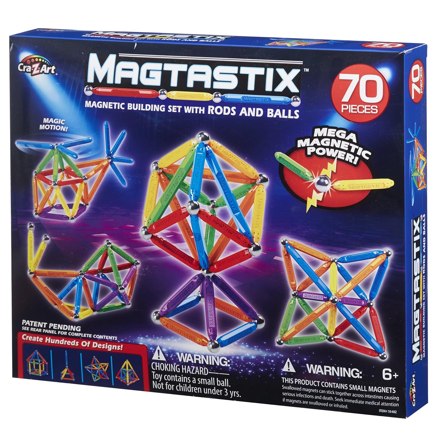 Buy Cra Z Art Magtastix 70 Pieces Balls 