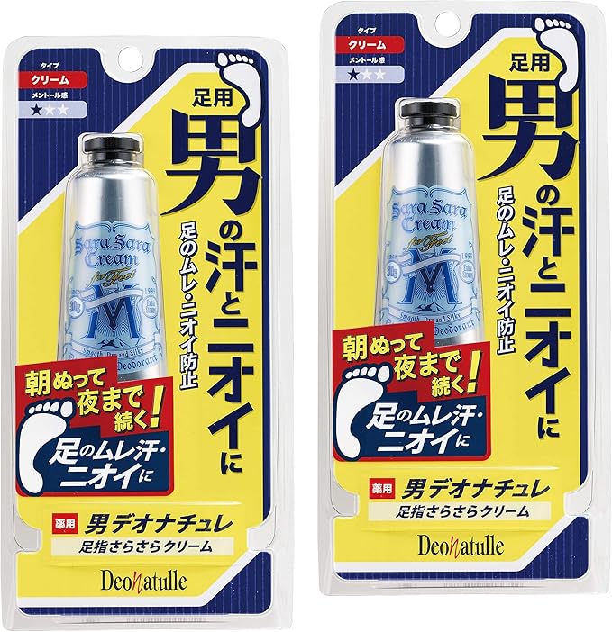 Amazon Co Jp 医薬部外品 デオナチュレ 男足指さらさらクリーム 男性用 足用 直ヌリ 制汗剤 クリーム 単品 2個 ビューティー