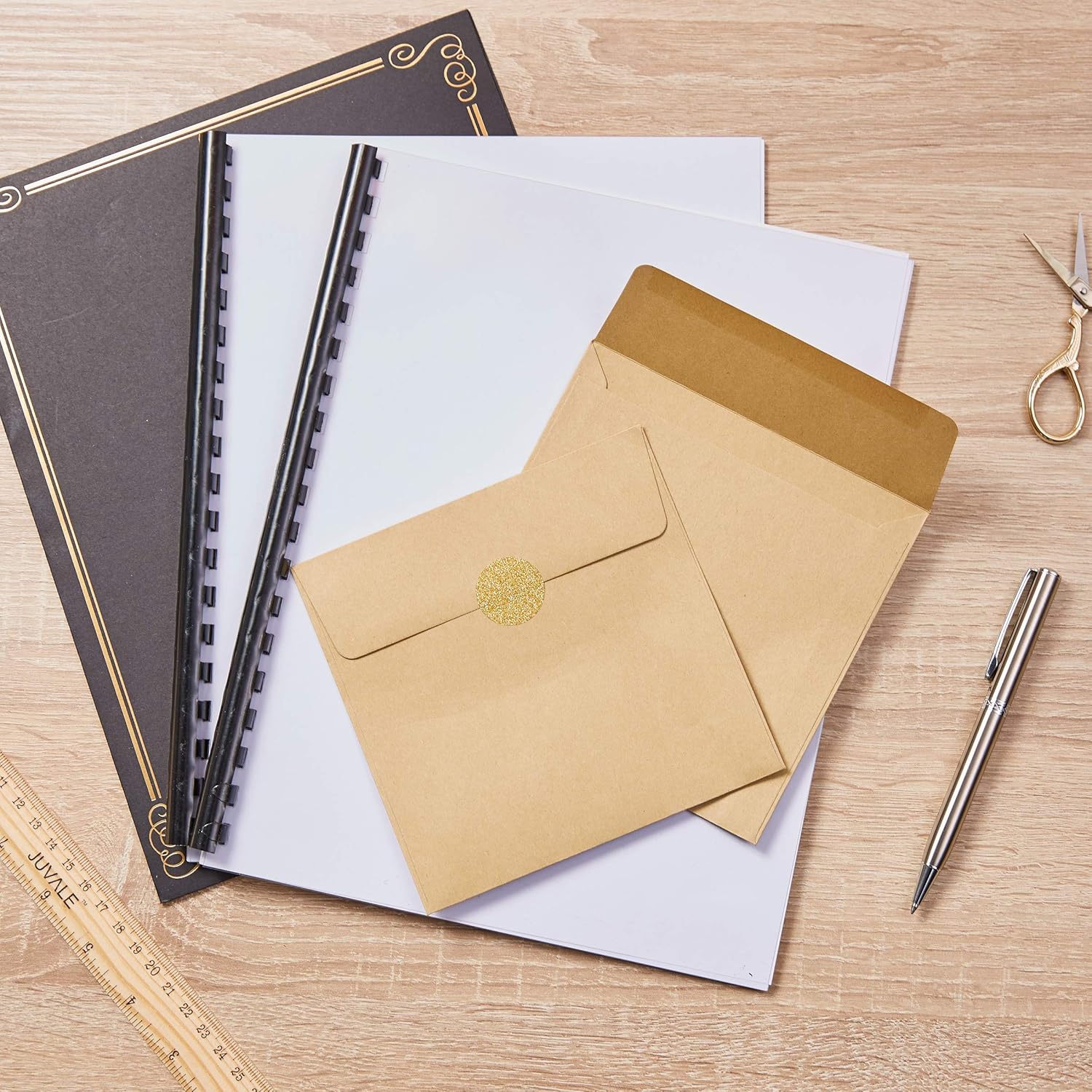 60 Pack Square Envelopes 5.5 x 5.5 Craft Invitations for Weddings Baby Shower, Graduation Party Supplies, Small Businesses - Image 4