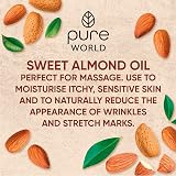 Pure World Sweet Almond Oil 100ml 100% Pure Cold Pressed Vegan view 3