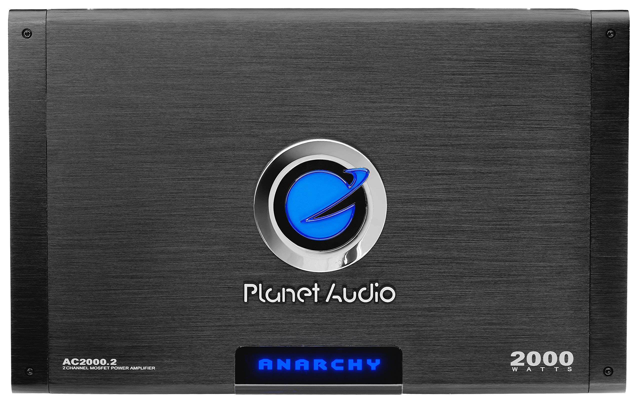 Planet Audio AC2000.2 2.0 Wired Black Audio Amplifier - Audio Amplifiers (2.0 Channels, 1000 W, 102 dB, 20-20000 Hz)