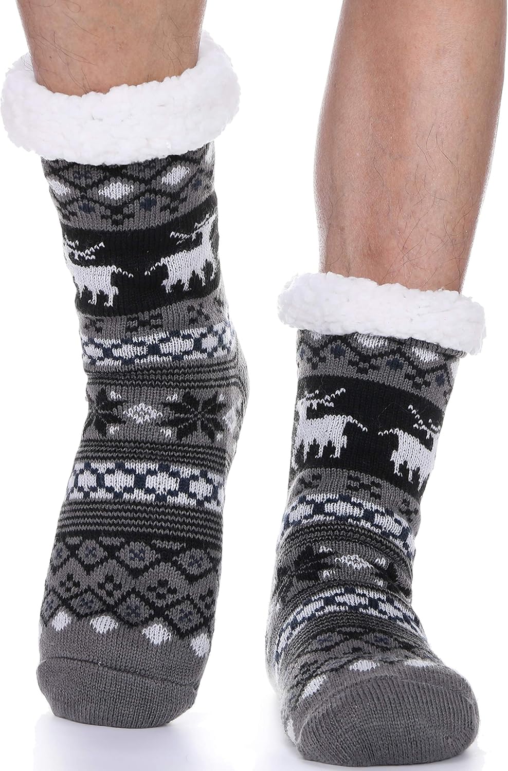 mens fuzzy socks