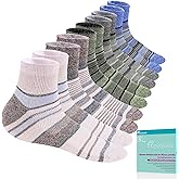 Revosoxs Diabetic Socks for Women Men,5 Pairs Non Binding Diabetic Ankle Wide Stretchy Loose Seamless Socks 7-9 9 11