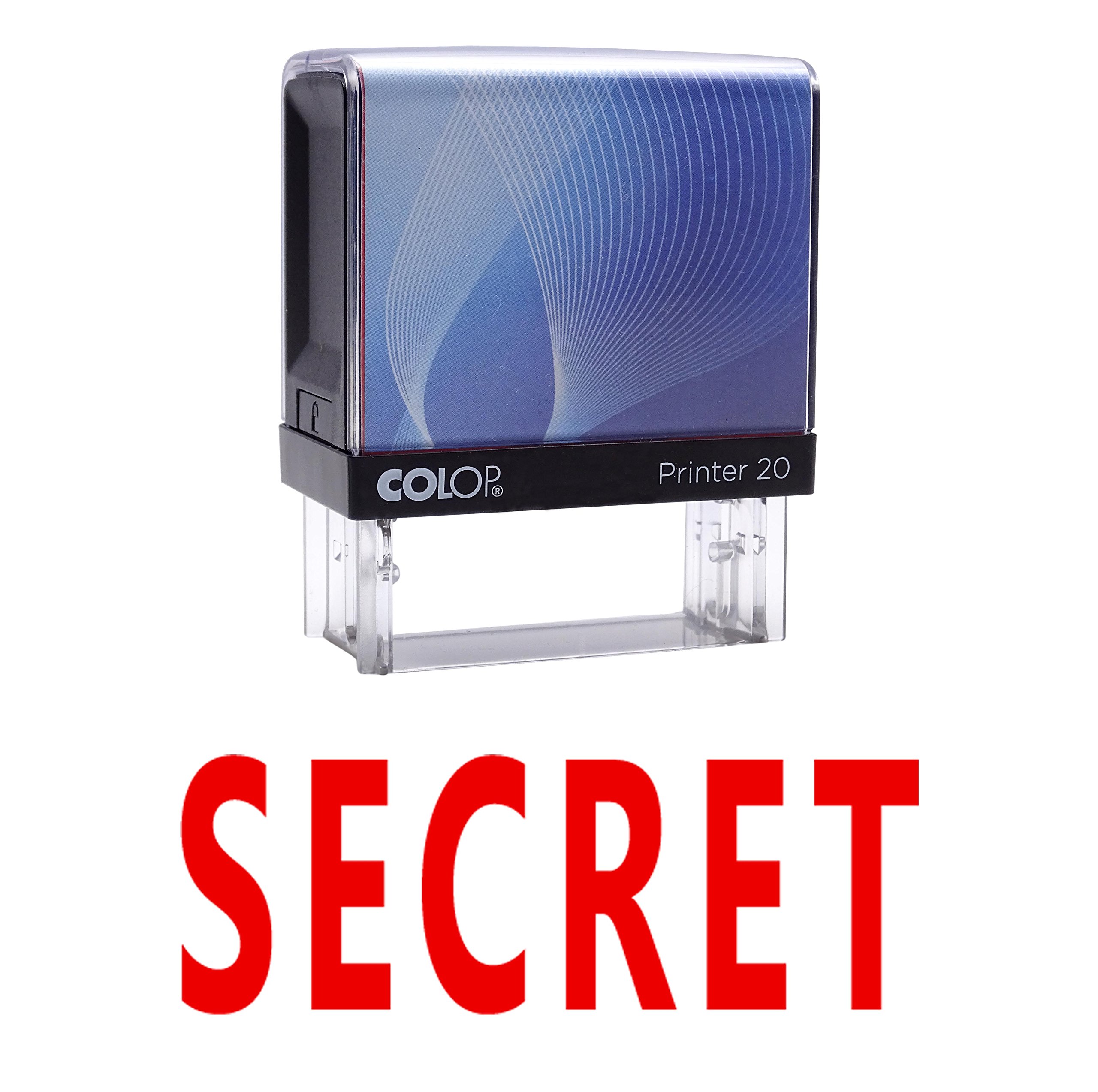 Secret Self Inking Rubber Stamp Custom Colop Office Stationary P20 Mini Stamper