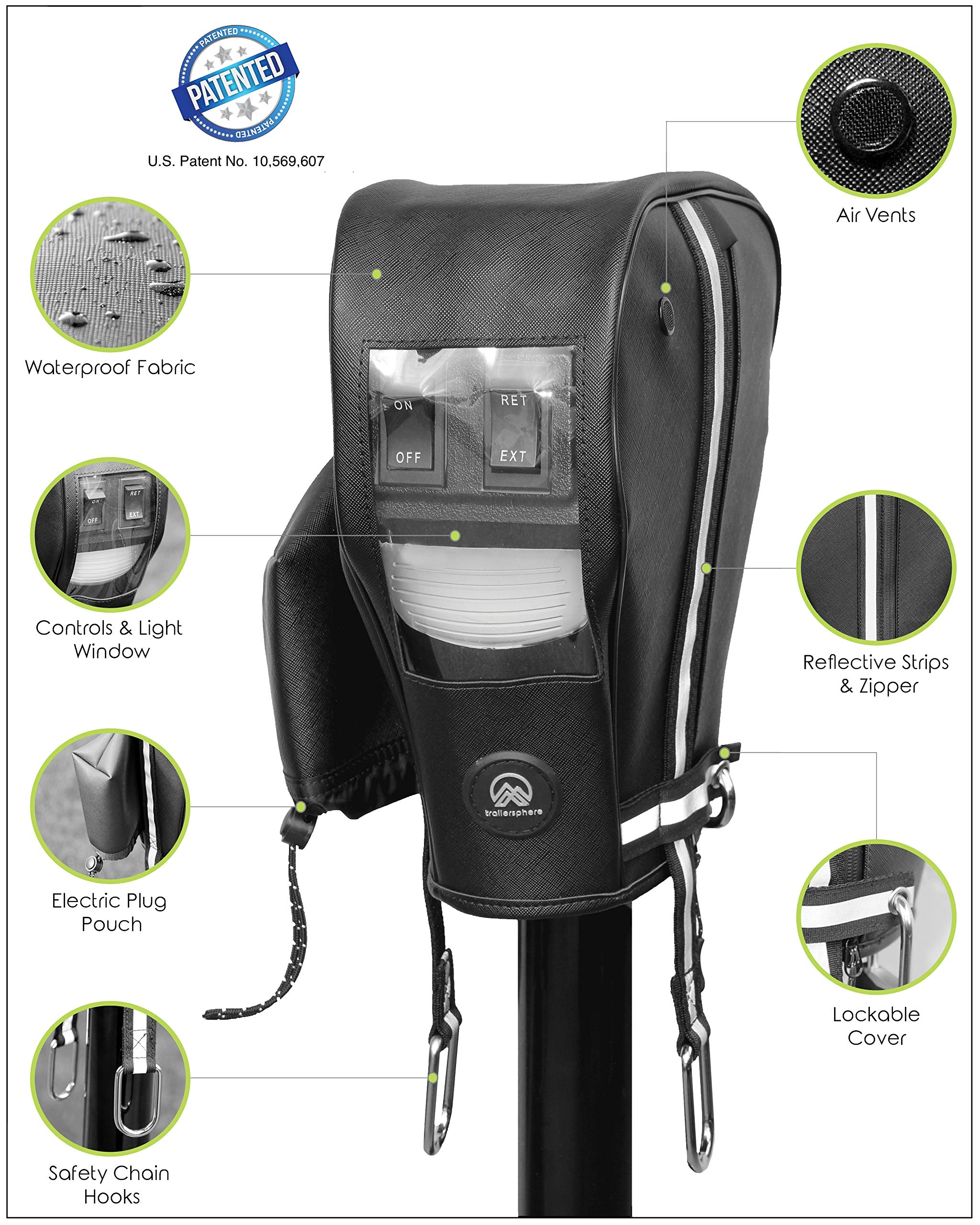 RV Parts & Accessories RV Camper Trailersphere Clever Cover for Smart