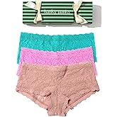 hanky panky Women's Lace Boy Shorts 3 Pack