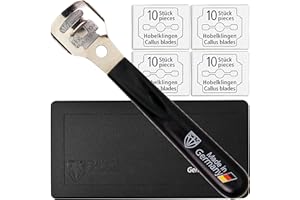3 Swords Germany - Callus Remover Shaver Cutter Eliminator Razor with 40 Extra Sharp Refill Blades - Made in Solingen Germany