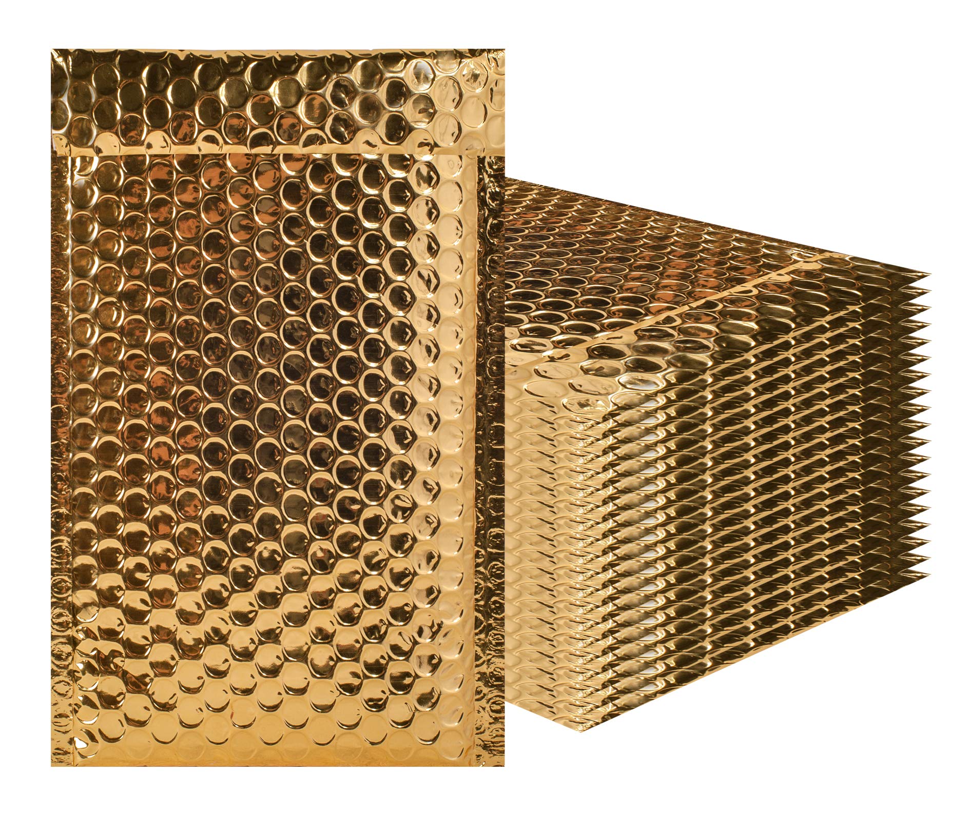 Bubble mailers 5x9 Padded envelopes. Pack of 20 Gold Metallic Cushion