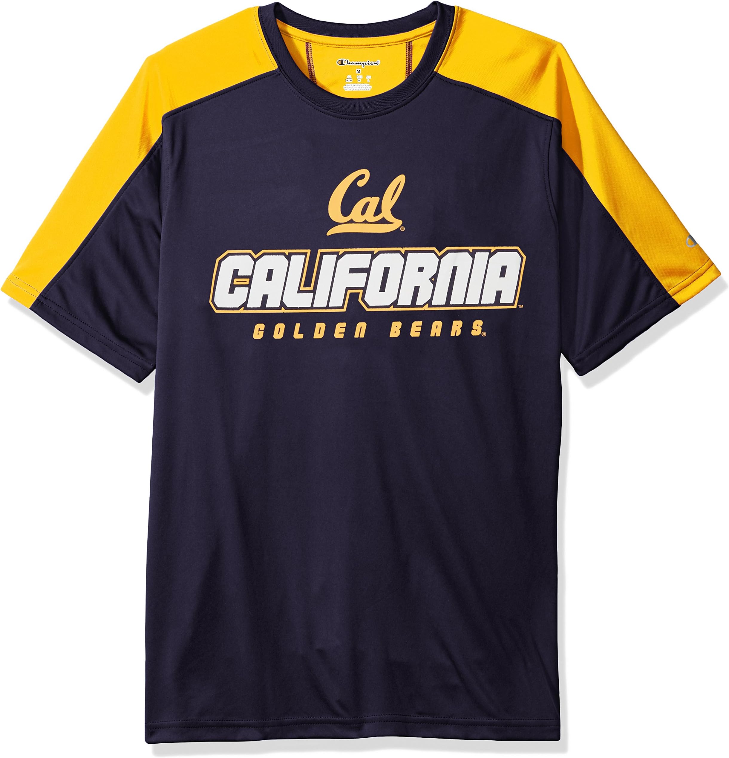 Knights Apparel NCAA Men's Impact Colorblocked T-Shirt, Navy, Medium