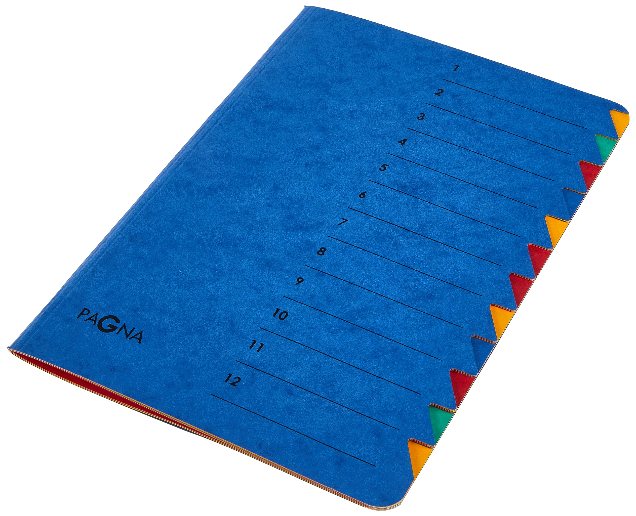 PAGNA Ordnungsmappe Easy, 12-teilig, Blau