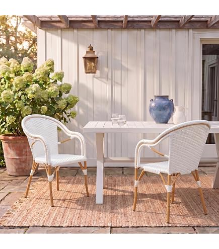 Amazon.com: SAFAVIEH Outdoor - Torino Bistro Chair Set of 2