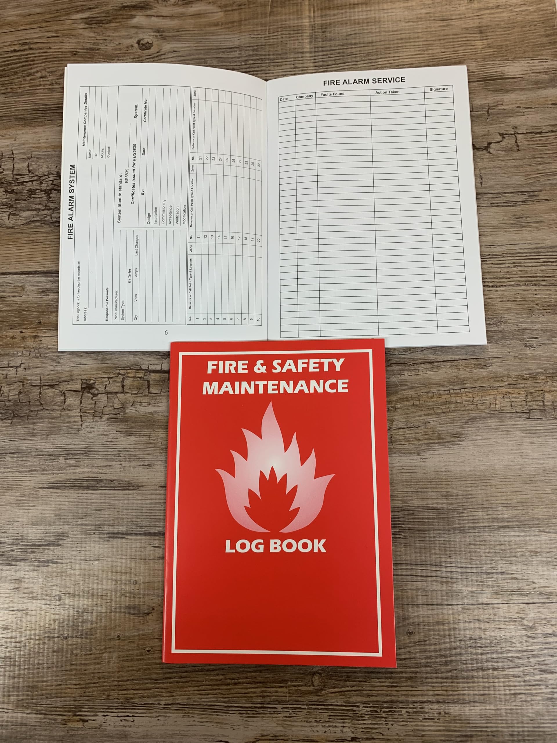 FIRE Log Book -A5- Compliant - Landlord