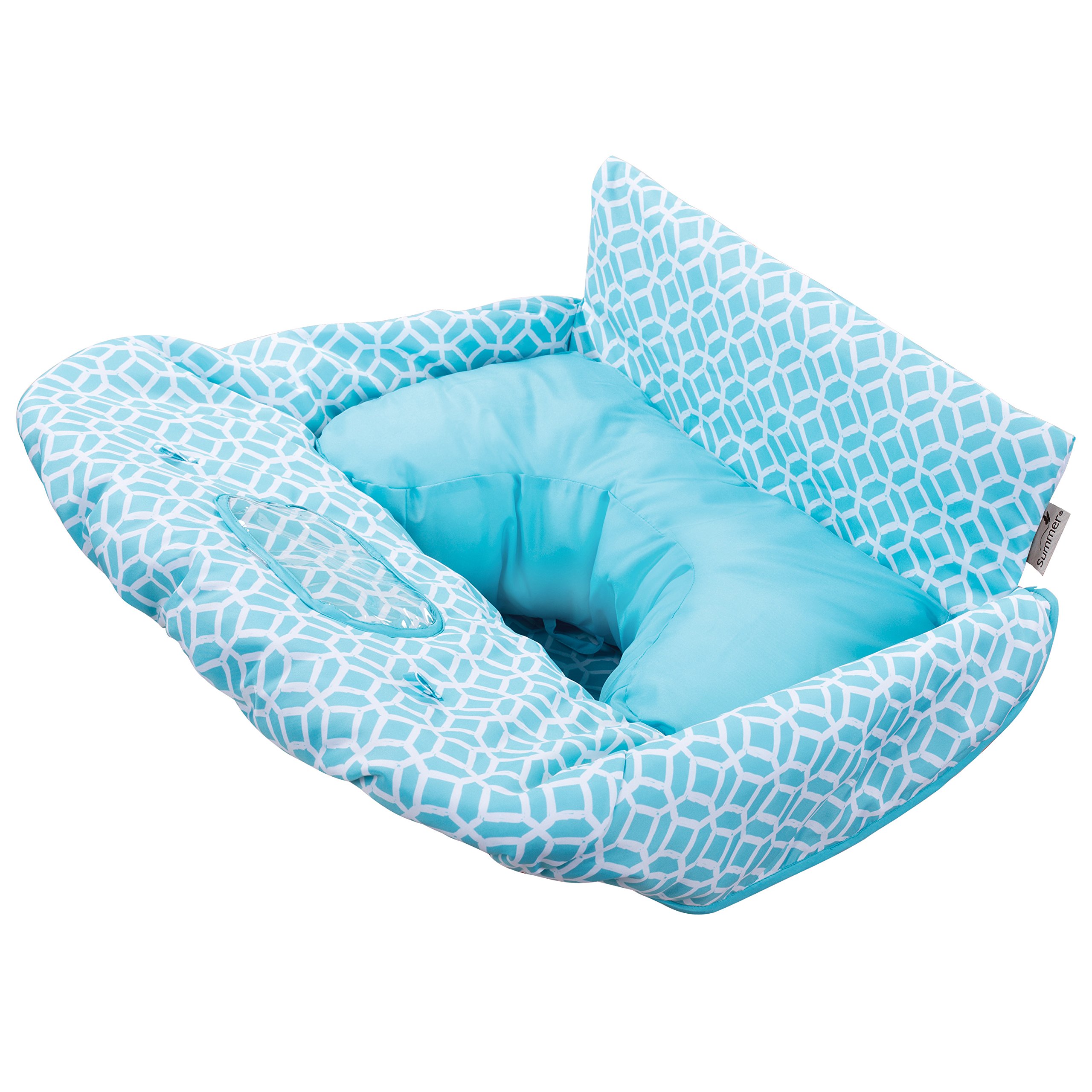 Buggy Bench Shopping Cart Seat (Ocean Blue Arrows