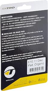 Tektro 2 Sets High Performance Disc Pad Organic E10.11 view 3