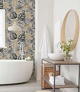 Arthouse Jungle Wall Wallpaper with Gold Highlights 10.05m x 0.53m view 8