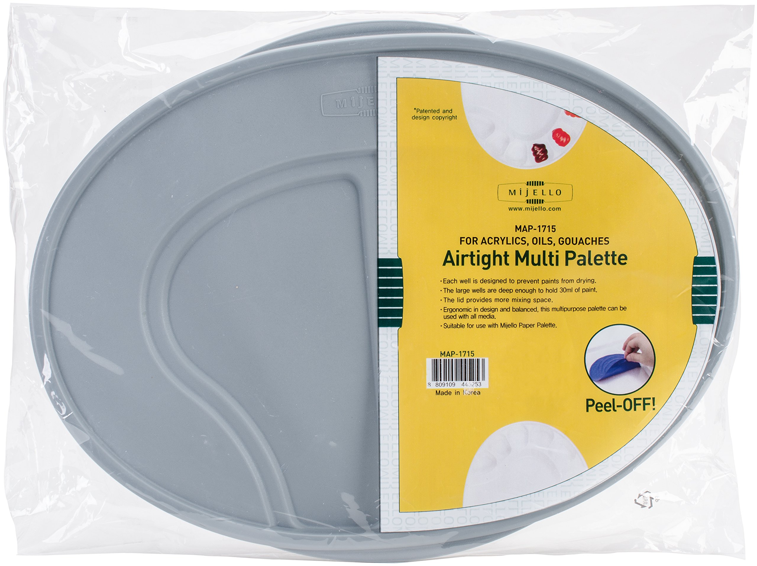 Martin Universal Mijello Peel Purpose Palette, Multi-Colour, 35.81 x 27.69 x 2.54 cm