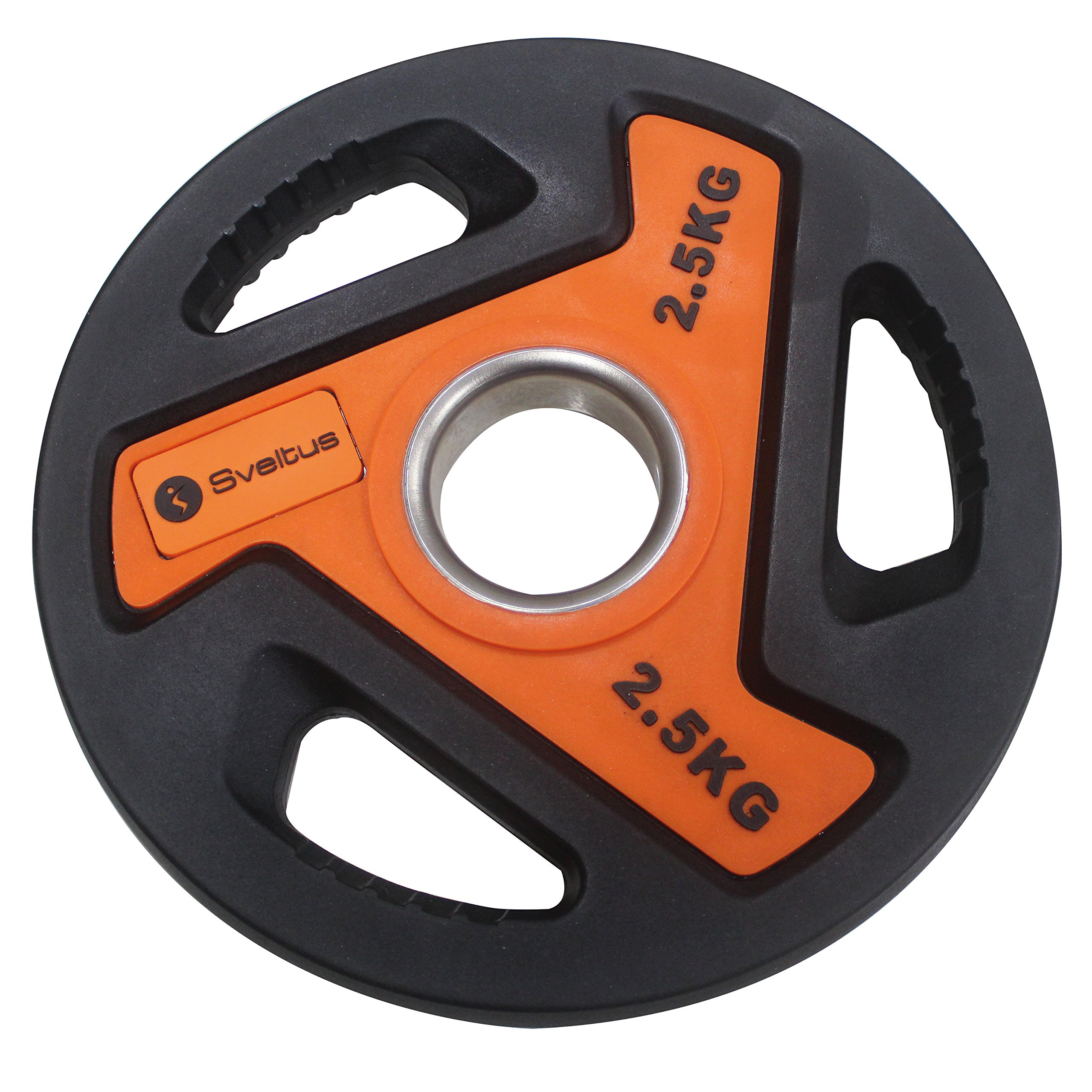 Sveltus 3810 Disc for Bar Unisex Adult, 2.5 kg, Orange/Black