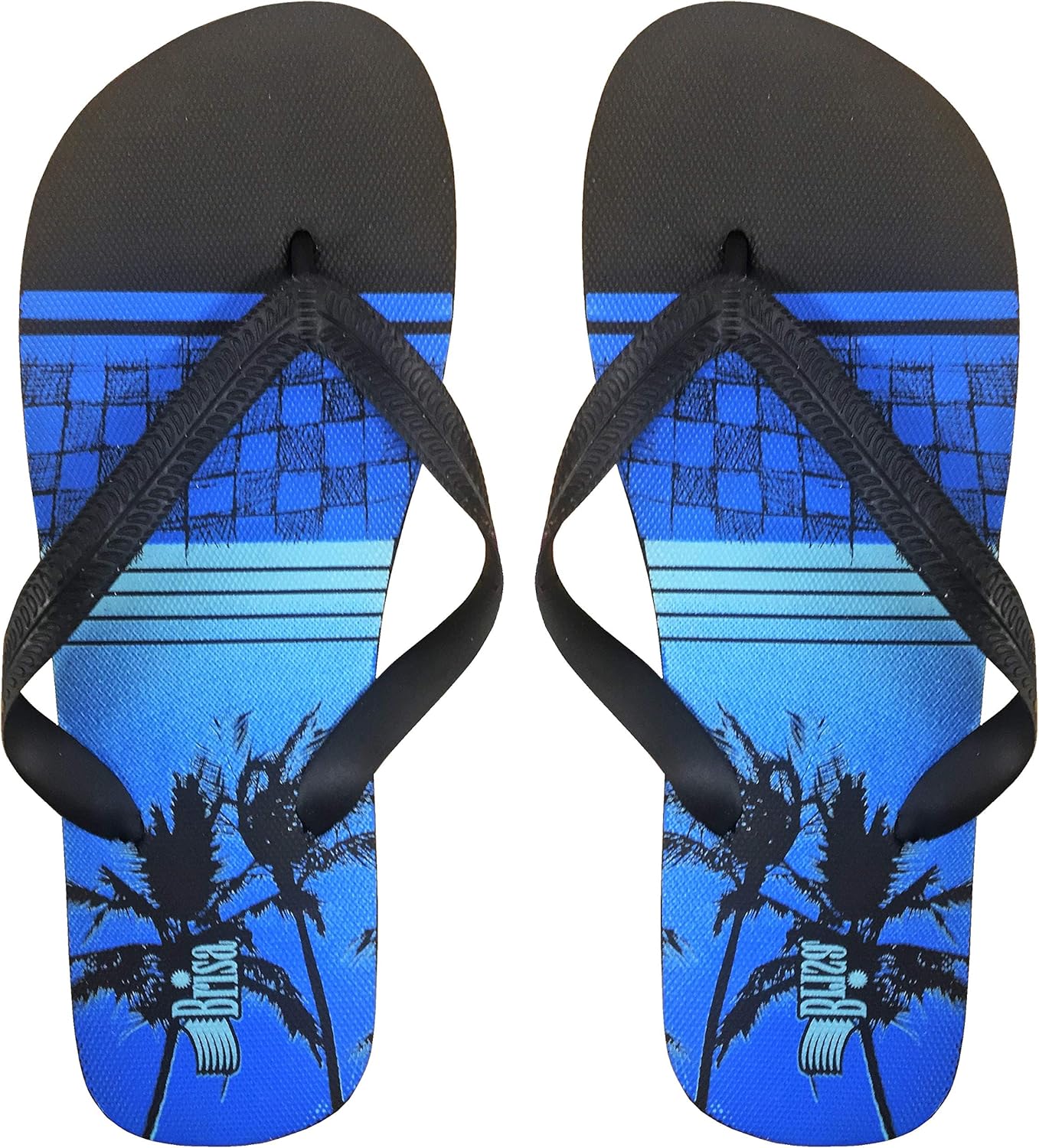 designer rubber flip flops