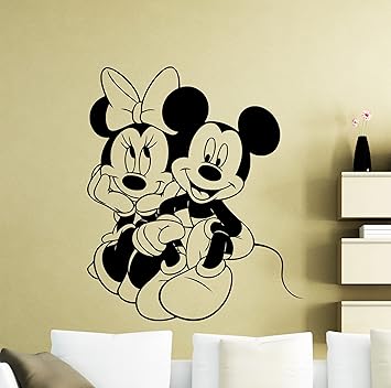 Calcomania De Vinilo Para Pared De Mickey Mouse Diseno De Dibujos