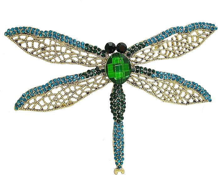 TTjewelry New Vintage Dragonfly Brooch Pin Pendant