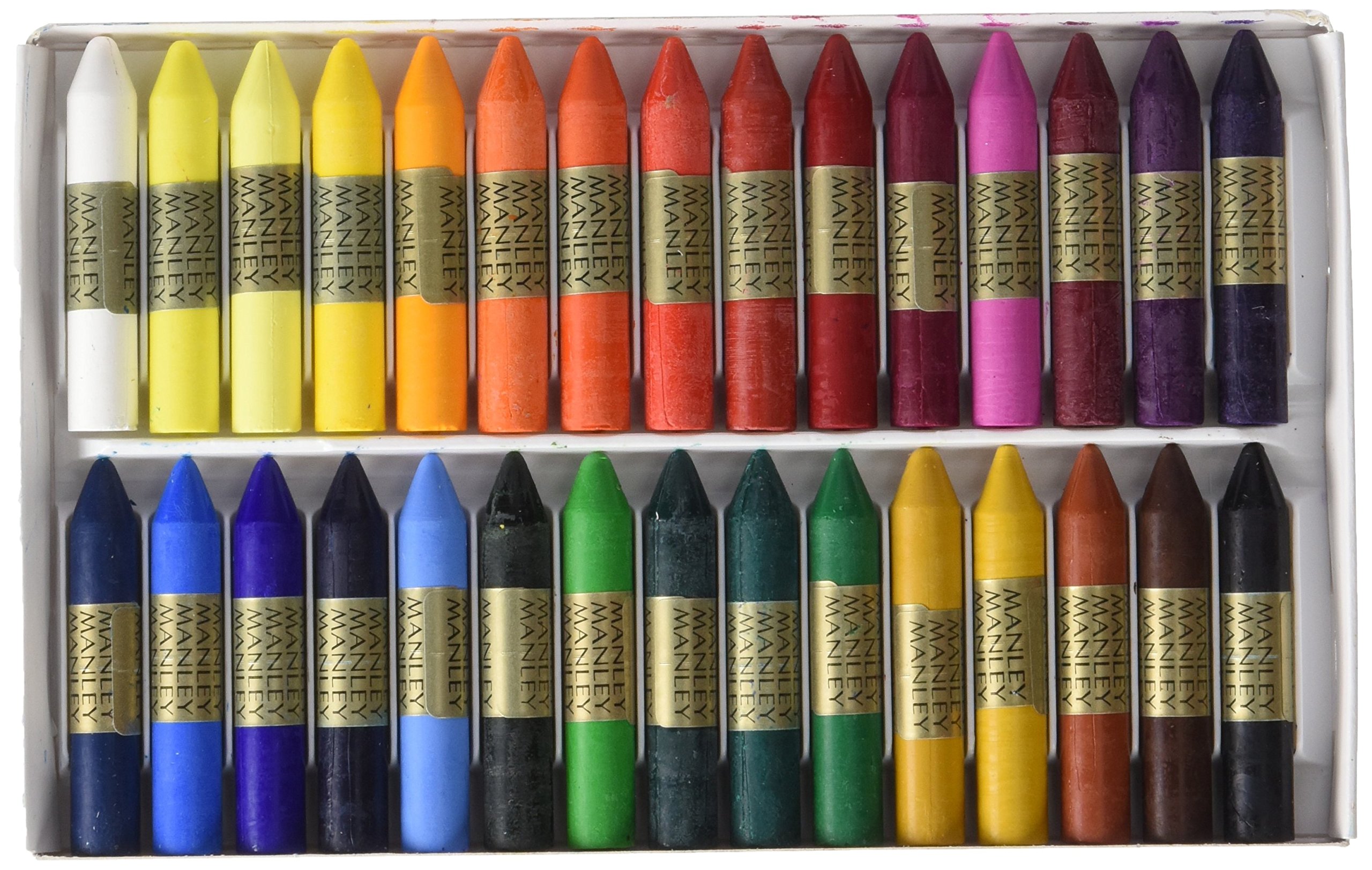 Manley 130 – Wax Crayons, Pack of 30