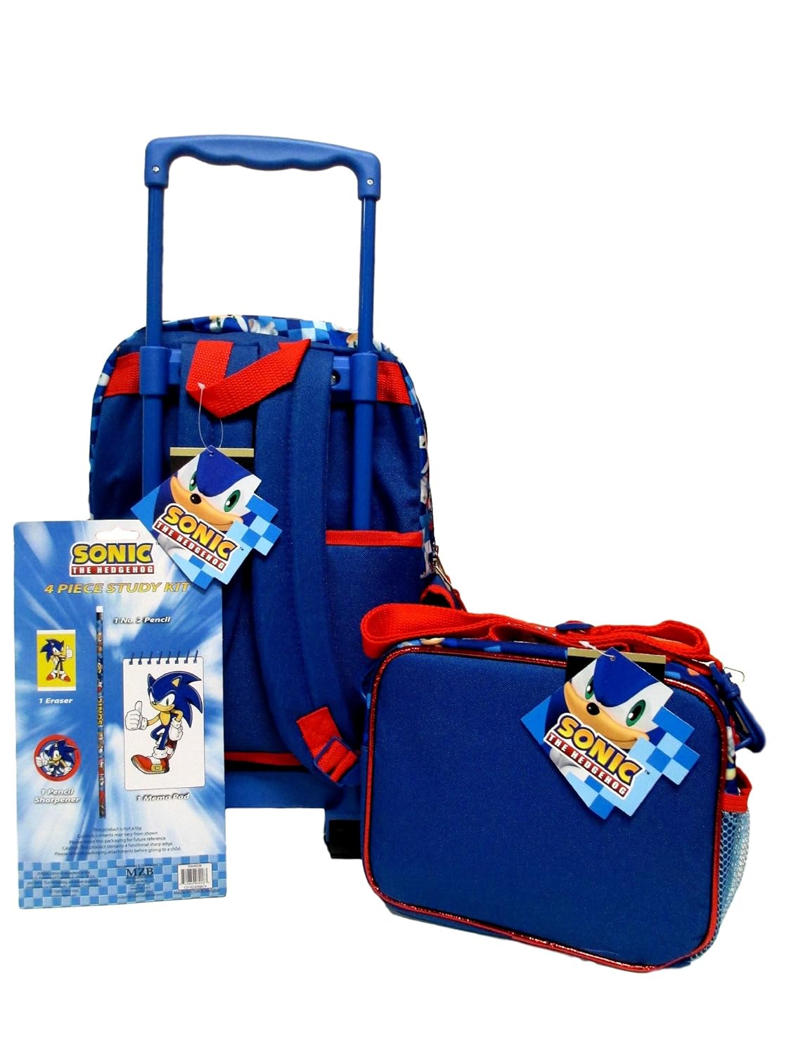sonic the hedgehog backpack and lunchbox