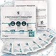 62% RH Size 8 | 6 Pack Two-Way Humidity Control Packs | For Storing 1 oz | Moisture Absorber for Small Storage Containers | Humidifier Packs | Hydration Packets w/Resealable Bag