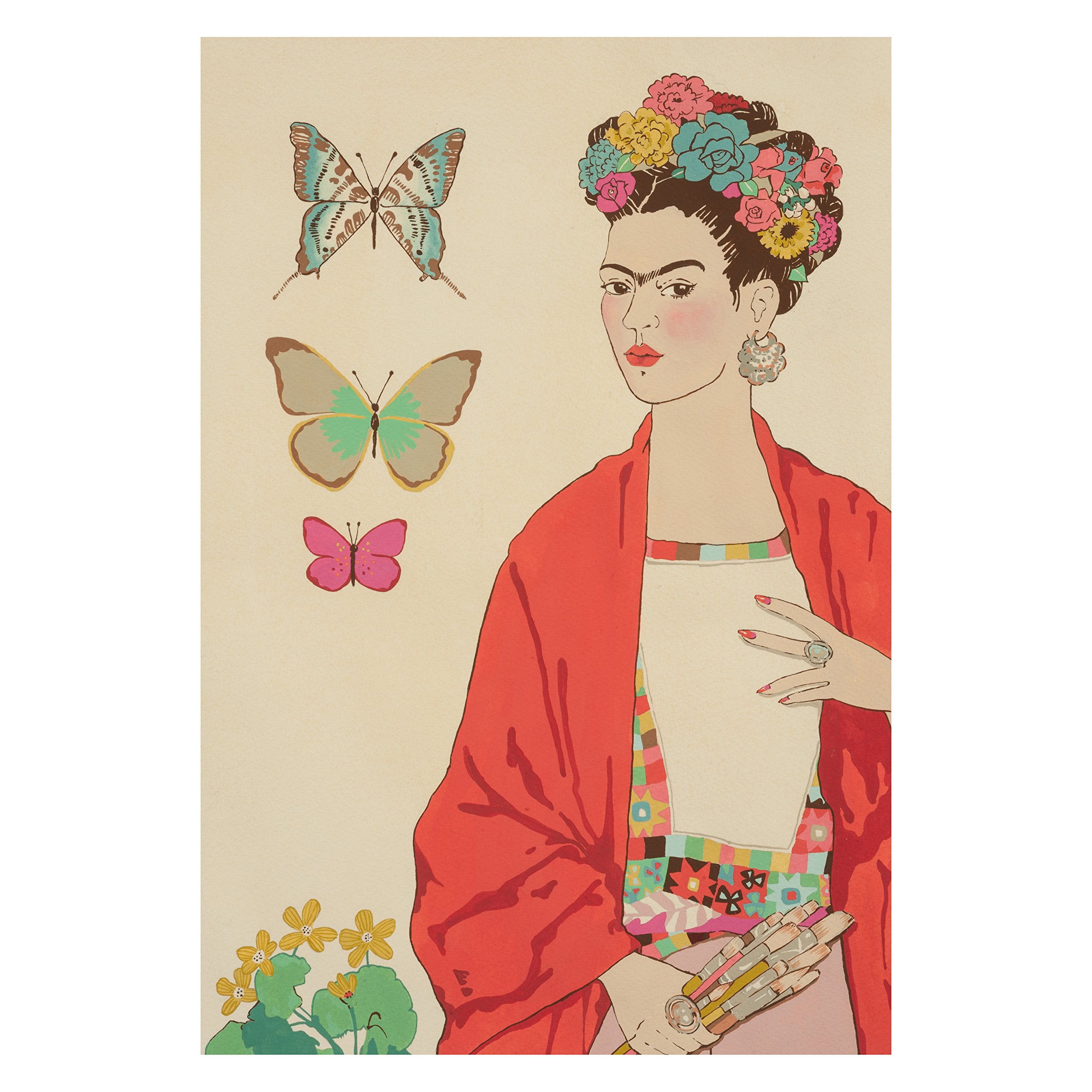 Alexander Henry L'Artista con Alma 23in Panel Tea Dye Fabric