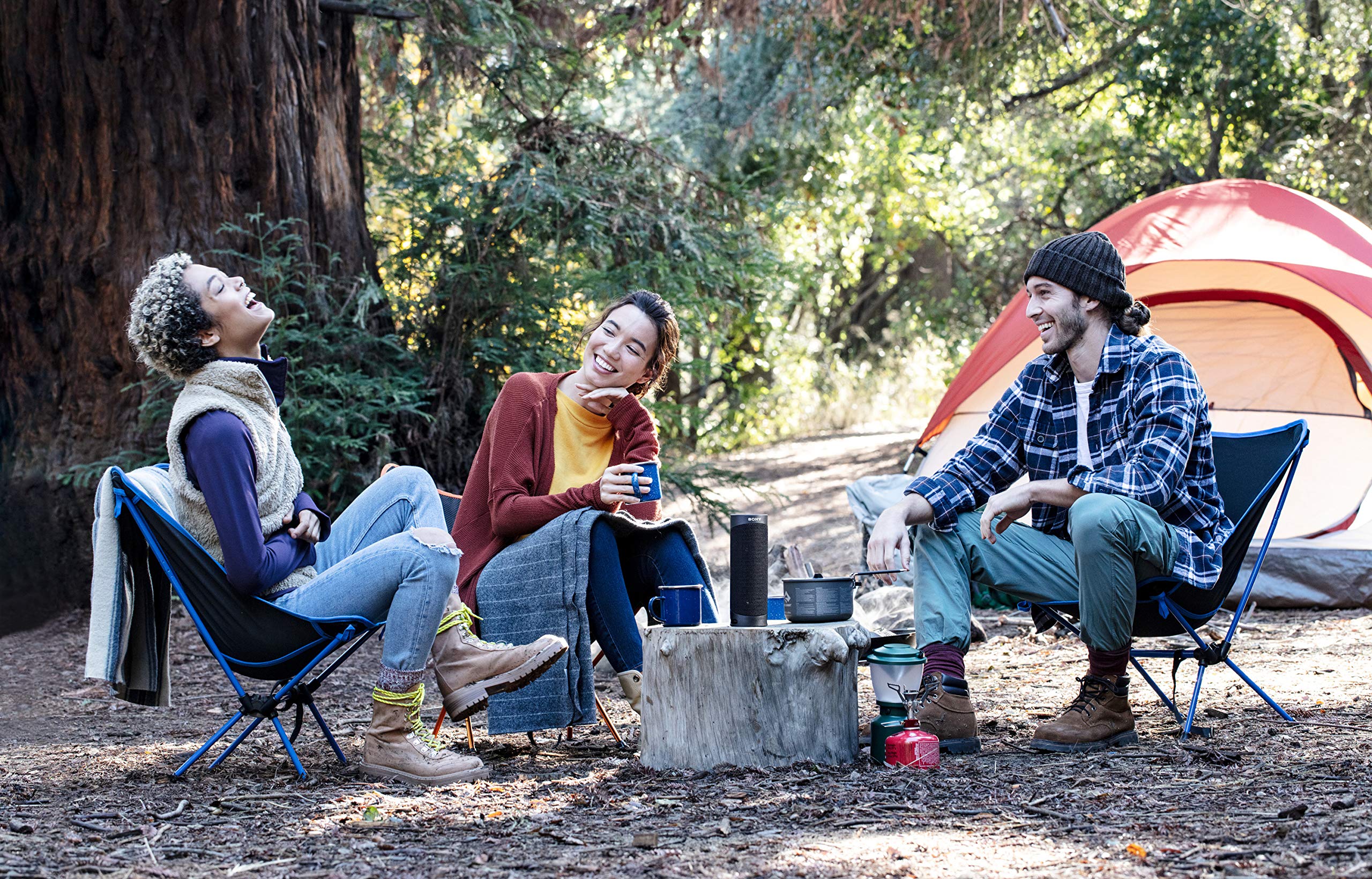 Sony SRS-XB23 - Altavoz Bluetooth inalámbrico súper portátil, potente y duradero, resistente al agua, con graves adicionales, negro