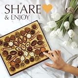 Lindt Swiss Luxury Selection 443g Gift Box Pralines Milk Dark White view 5