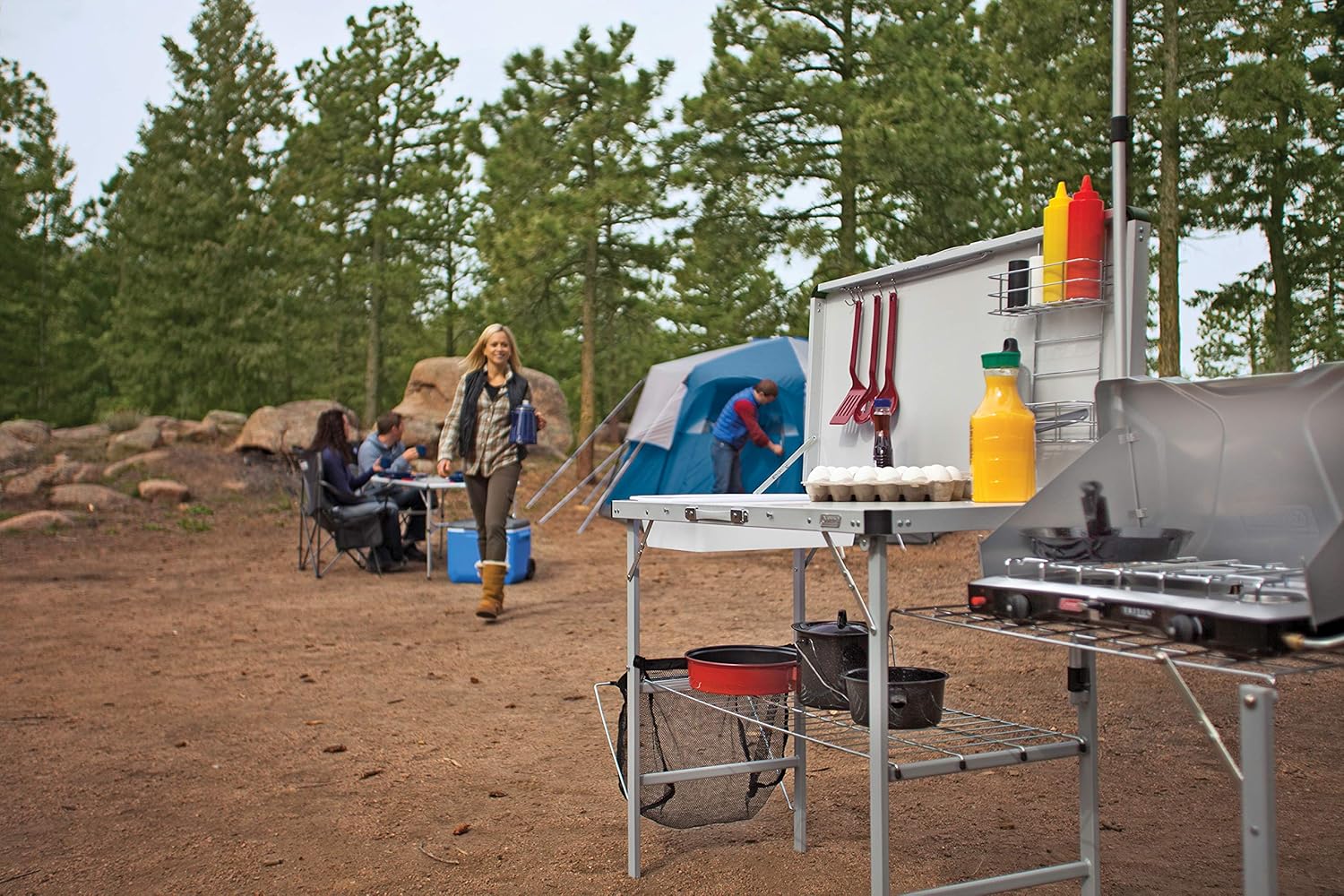 Pack-Away Campfire Kitchen made our list of Campfire Cooking Equipment You Can't Live Without with the best tools, accessories, utensils and cookware for your camp cooking creations!