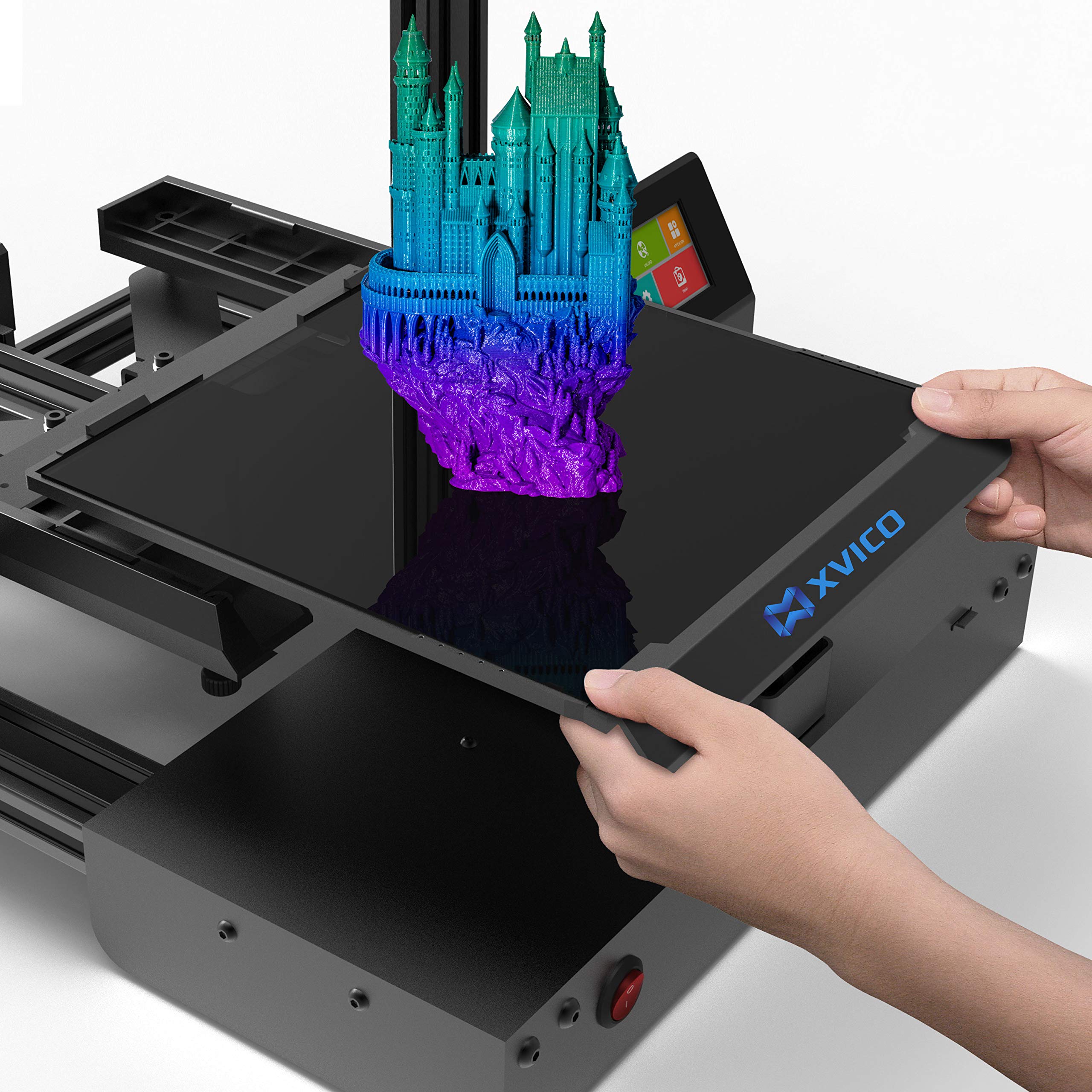 XVICO X3 Pro 3D Printers DIY Kit Aluminum Printing Machine ...