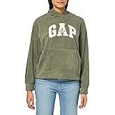 GAP womens Logo Microfleece Hoodie