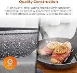Tower Cerastone T81232 24cm Forged Frying Pan Non-Stick Graphite view 5