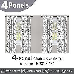 Ambesonne Music Window Curtains Pack of 2, Sketchy