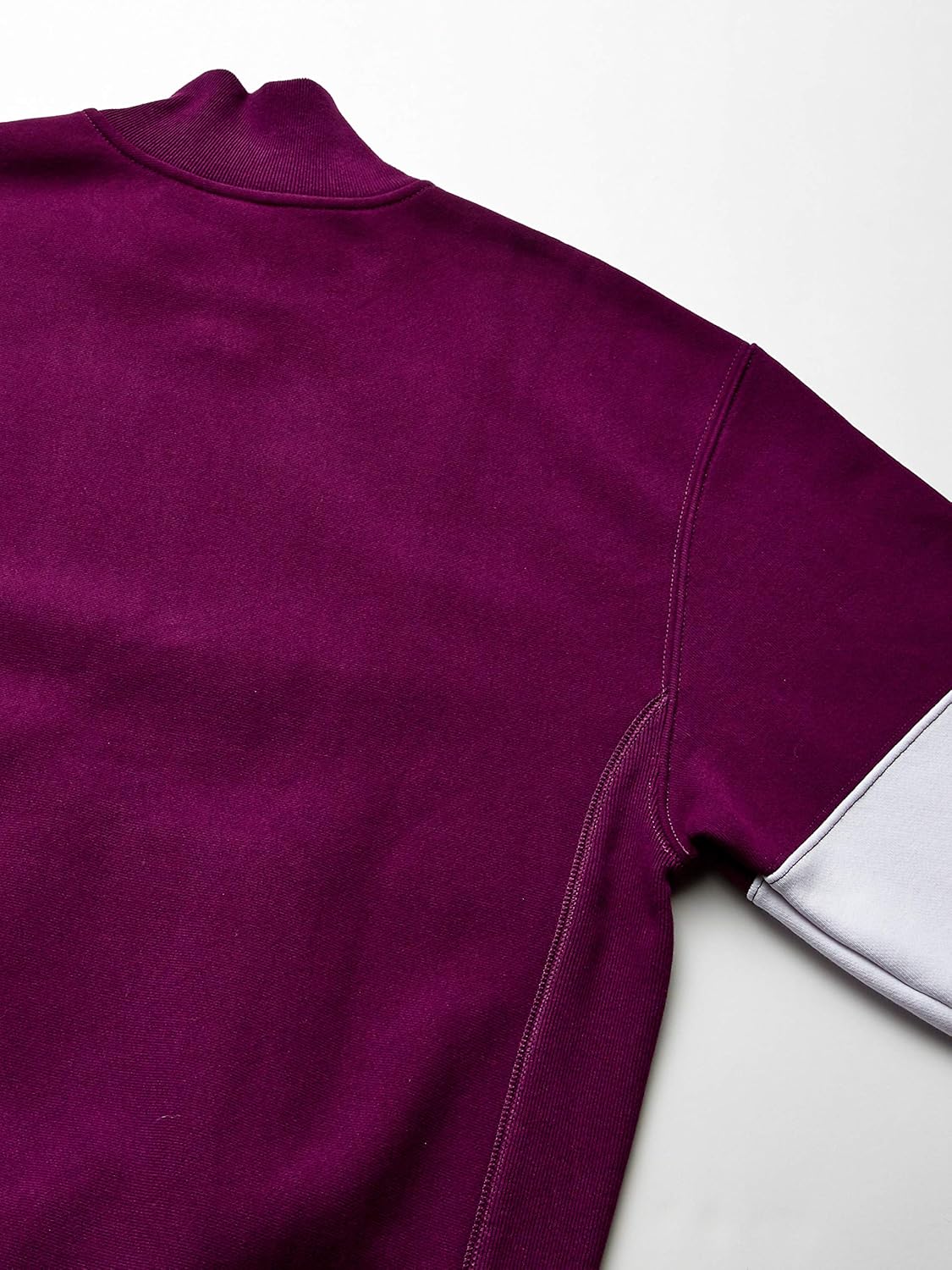Champion LIFE Men's Reverse Weave Colorblock 1/2 Zip Mock Neck: Clothing